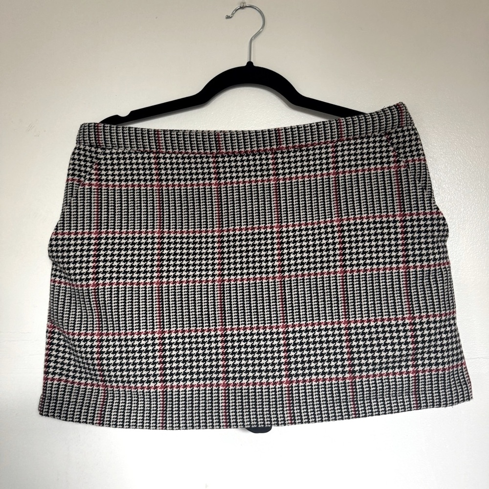 Vintage Plaid Mini Skirt